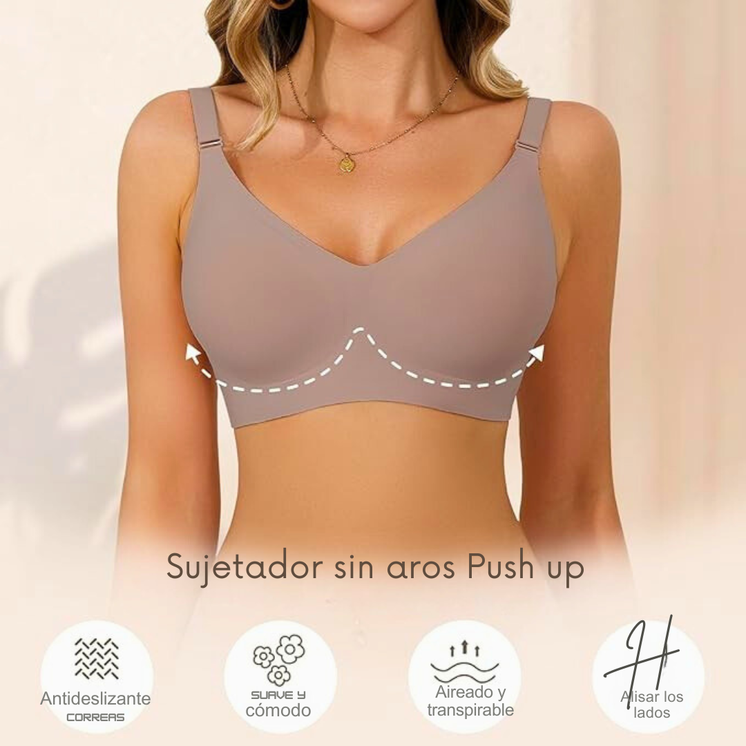 Sujetador sin Costuras Push up - Evah