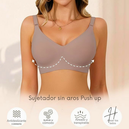 Sujetador sin Costuras Push up - Evah